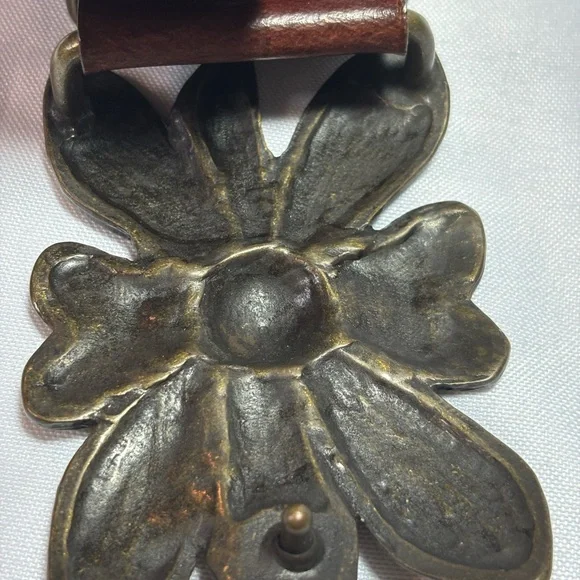 ANTONIAZZI FIRENZE Made in Italy Floral Boho Cowgirl Buckle